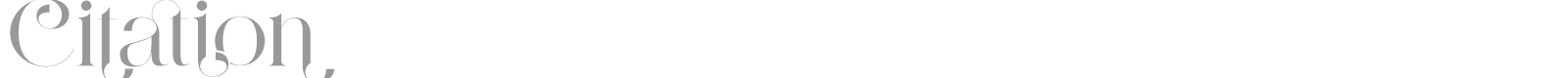 Citation font preview
